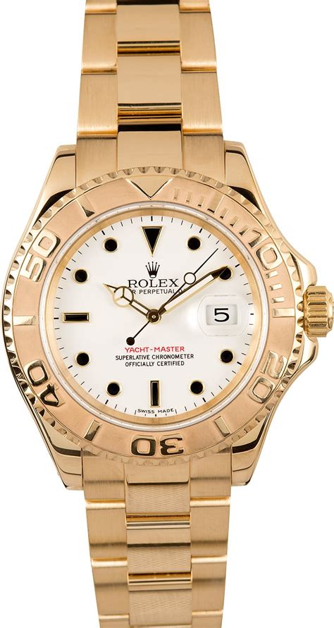 rolex yellow gold yacht master